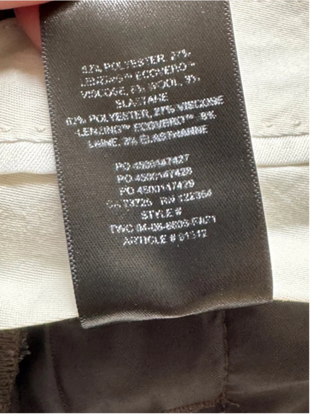 Aritzia Wilfred The Effortless Wool Blend Pant Heather Rich Cocoa size 4 - Picture 7 of 7